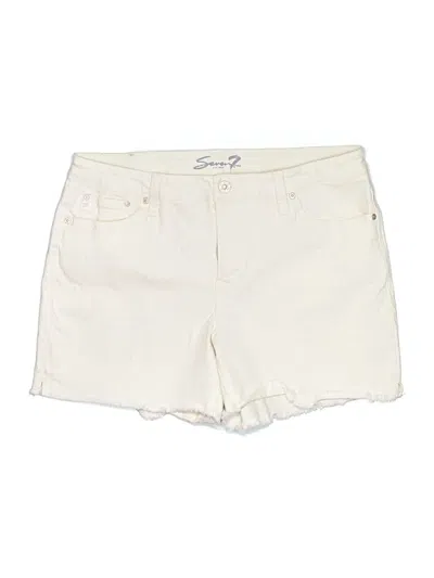 Pre-owned Seven7 Shorts In Ivory