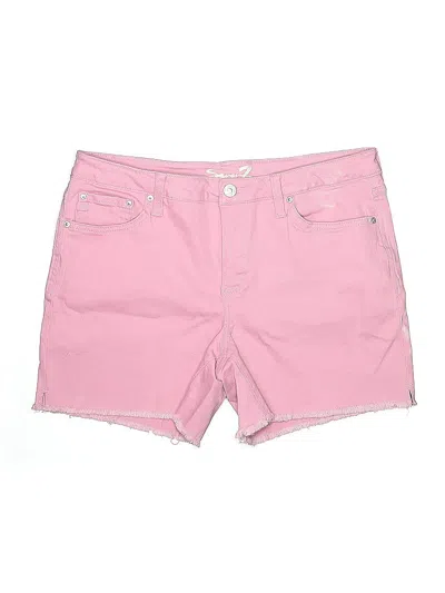 Pre-owned Seven7 Shorts In Pink