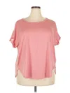 Seven7 Sleeveless Top Pink Cold Shoulder Neckline Tops In Pink