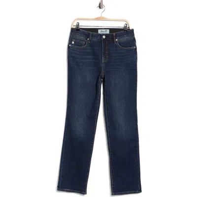 Seven7 Uplifter High Waist Straight Leg Jeans In Blue