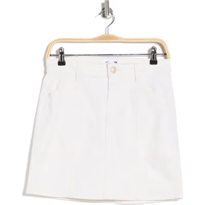 Seven7 Utility Skirt In White