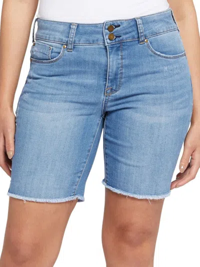 Seven7 Women's Denim Bermuda Shorts In Blue