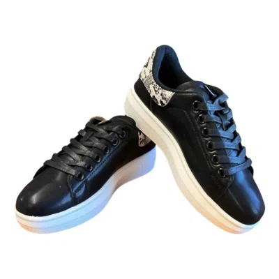 Seven7 Women's Miki Snake Sneakers In Black
