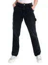 Seven7 Women's Slim Straight Leg Carpenter Jeans In Dark Enzyme