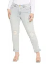 SEVEN7 WOMEN'S WEEKEND HIGH RISE SLIM ANKLE JEANS