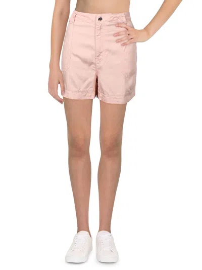 Seven7 Womens Utility Stretch Casual Shorts In Blue