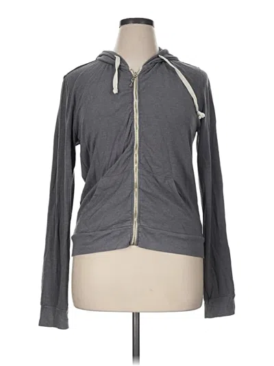 Pre-owned Seven7 Zip Up Hoodie In Gray