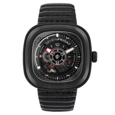 Sevenfriday P Series Automatic Black Dial Men's Watch P3c/06