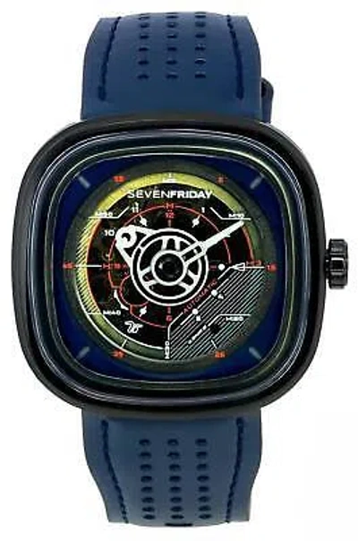 Pre-owned Sevenfriday T-series Automatic Power Reserve T3/03 Sf-t3-03 Men's Watch