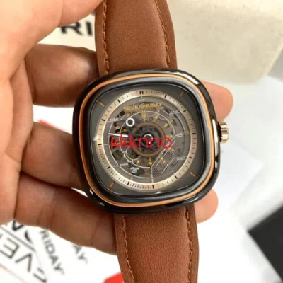 Pre-owned Sevenfriday T-series T2/02 Revolution Automatic Mechanical Men's Watch