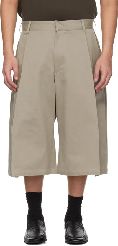 Seventh Beige Bermuda Chino Shorts In Brown
