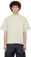 Seventh Beige Heavyweight T-shirt In Chalk