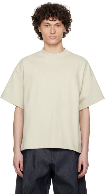 Seventh Beige Heavyweight T-shirt In Chalk