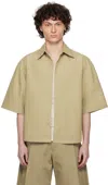 Seventh Beige M5 Worker Shirt In Biscuit
