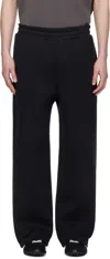 Seventh Black V2 Stacks Lounge Pants In Night