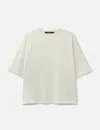 Seventh Box Cut Tee In White