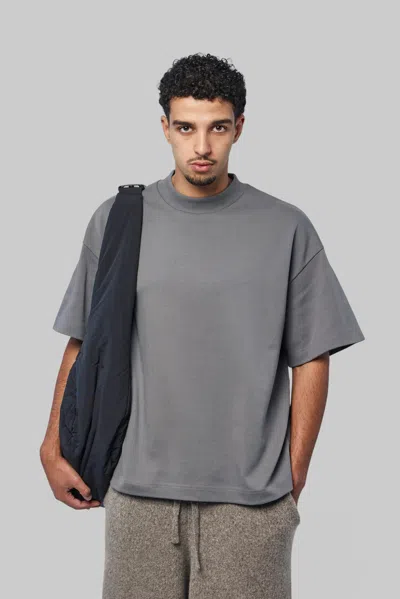 Seventh Cotton Heavy Weight Tee In Gray