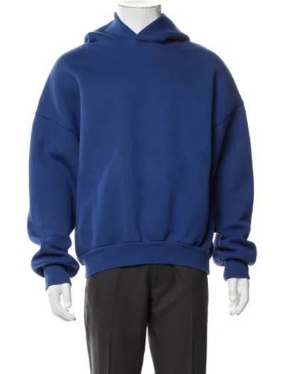 Pre-owned Seventh Crew Neck Long Sleeve Hoodie In Blue