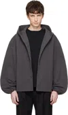 Seventh Gray Orb Shell Jacket In Gray
