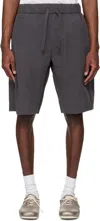 Seventh Gray Orb Shell Shorts In Gray