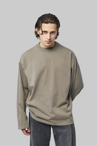 Seventh Knitted Mens T-shirt In Gray