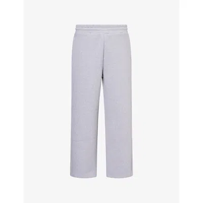 Seventh Mens Cloud V2 Stacks Straight-leg Cotton-blend Jogging Bottoms In Gray