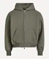 Seventh Khaki V2 Zipped Hoodie In Gray