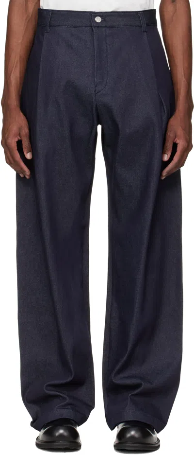 Seventh Navy 440 Bermuda Jeans In Blue