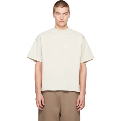 Seventh Off-white Heavyweight Box T-shirt In Yellow