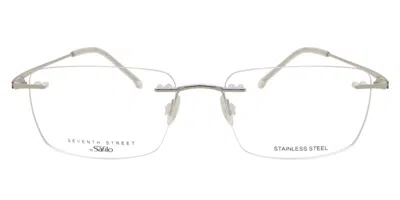 Seventh Street 7a077 010 Occhiali Da Vista Argentati Per Uomo (solo Montatura) In Silver