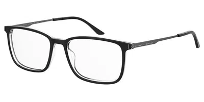 Seventh Street 7a096 7c5 Men's Glasses Clear Size 55 - Free Lenses - Blue Light Block Available In Transparent Black
