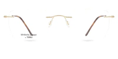 Seventh Street 7a102 Men's Glasses, Gold, Size 54