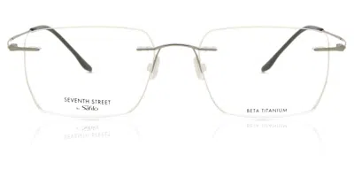 Seventh Street 7a102 Men's Glasses, Silver, Size 54