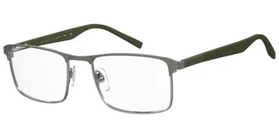 Seventh Street 7a116 Men's Glasses, Silver, Size 53 In Green