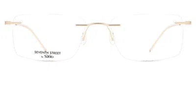 Seventh Street 7a123 Men's Glasses, Gold, Size 56