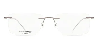 Seventh Street 7a123 R80 Occhiali Da Vista Argentati Per Uomo (solo Montatura) In Silver
