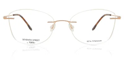 Seventh Street 7a580 Women's Glasses, Gold, Size 52