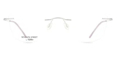 Seventh Street 7a580 Women's Glasses, Silver, Size 52