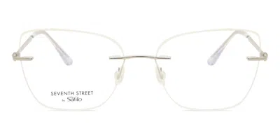 Seventh Street 7a592 Women's Glasses, Silver, Size 53