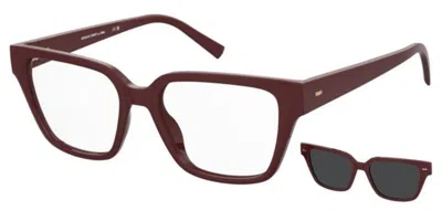 Seventh Street 7a628/c With Clip-on C9a/m9 Women's Glasses  Size 53 - Free Lenses - Blue Light Block Available In Red