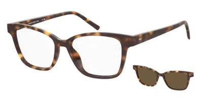 Seventh Street 7a629/c With Clip-on 086 Women's Glasses  Size 53 - Free Lenses - Blue Light Block Available In Brown
