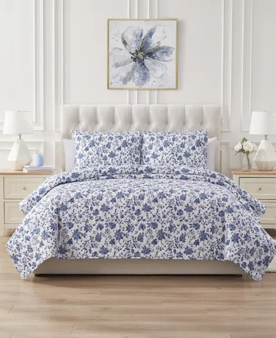 Seventh Studio Alfie Floral 2-pc. Quilt Set, Twin In Blue Floral