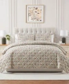 Seventh Studio Winter Diamond Holiday Print Pinsonic Microfiber Quilt Sets In Multi