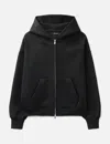 Seventh Mens V2 Zipped Hoodie In Black