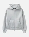 Seventh V2 Zipped Hoodie In Gray