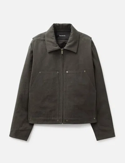 Seventh Worker Jacket In Brown