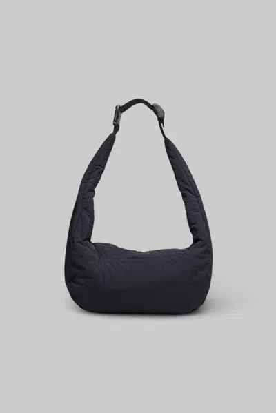 Seventh Woven Shoulder Bag In Black