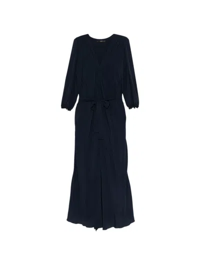 Seventy Abito Midi Blu Navy  In Blue