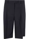Seventy Bermuda Popeline Fine Cotone Stretch In Black  