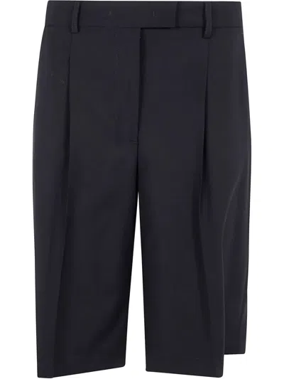 SEVENTY BERMUDA TROUSERS,BA0129.190007 999 BLACK